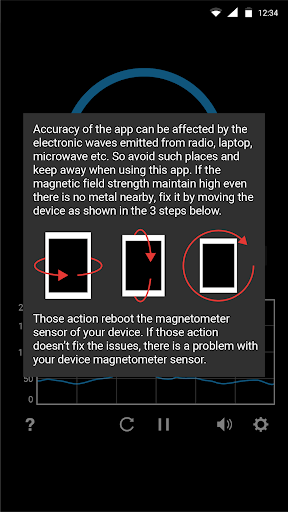 Metals Detector: EMF detector - Tools - apps