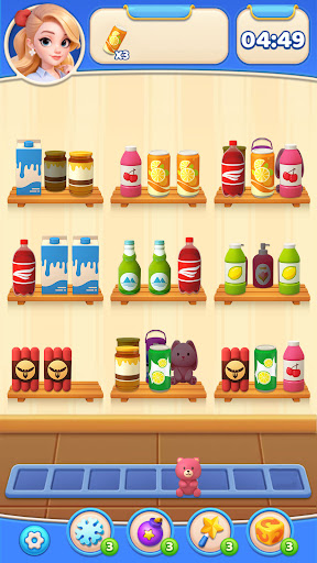 Shelf Sort: Goods Sort & Pack Screen 3