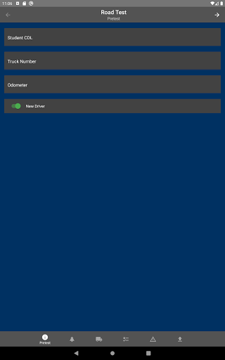 Swift Road Test Screen 2