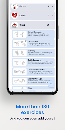 ProFit - Workout Log & Tracker Screen 3