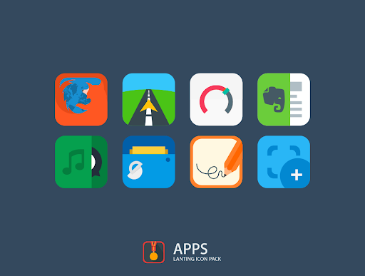 Lanting Icon Pack: Colorful - Personalization - apps