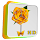 Rose flower clock wallpaper