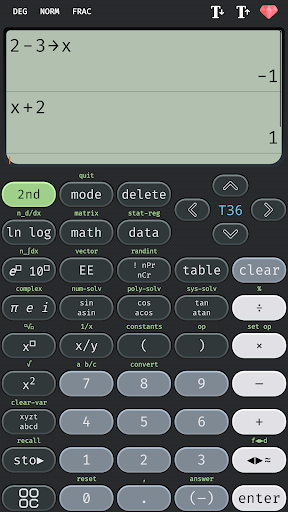 Scientific calculator 36, calc 36 plus