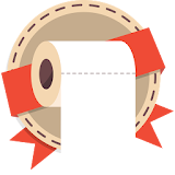 Make It Roll: WC paper rain icon