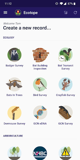 Android application Ecotope screenshort