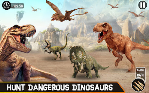 Wild Dinosaur Hunting Game 1.36 APK screenshots 4