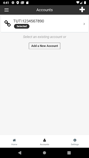 TUT Password Manager Screen 2
