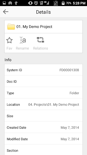 Docsvault v11 Screen 3
