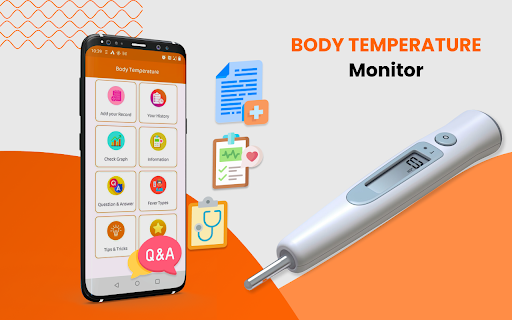 Android application Body Temperature-Fever Tracker screenshort