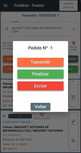 PedMob - Pedido Screen 2