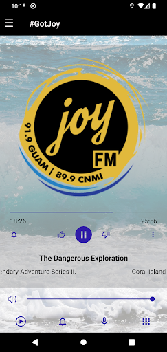 Android application JOY FM RADIO - Marianas screenshort