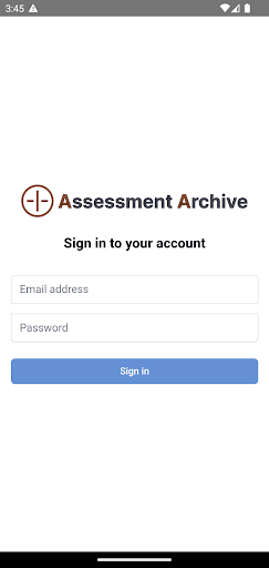 Android application Assessment Archive screenshort