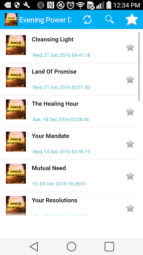 Android application Short & Powerful Devotional screenshort