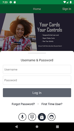 Android application Columbia Credit Union screenshort