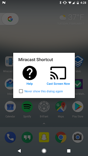 Miracast Screen Sharing/Mirror Screenshot 1 - AppWisp.com