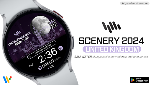 Android application SamWatch Scenery 2024 UK screenshort