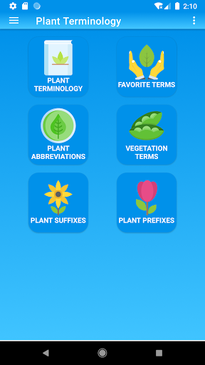 Android application Plant Terminology A-Z Complete screenshort