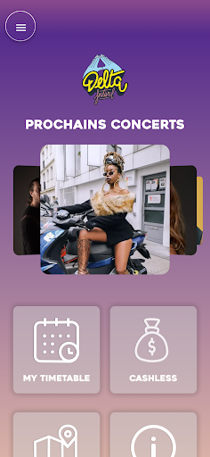 Android application Delta Festival screenshort