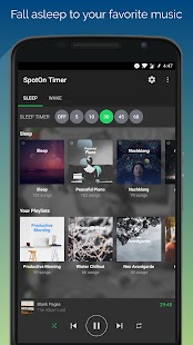 SpotOn - Sleep & Wake Timer für Spotify Screenshot