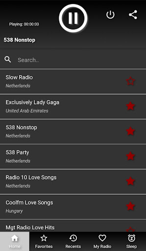 Android application Top40 Music Nonstop screenshort