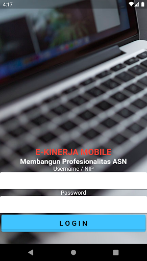 Android application Kinerja Kabupaten Kediri screenshort
