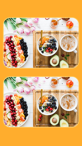 Find The Differences - Yummy Food Photos