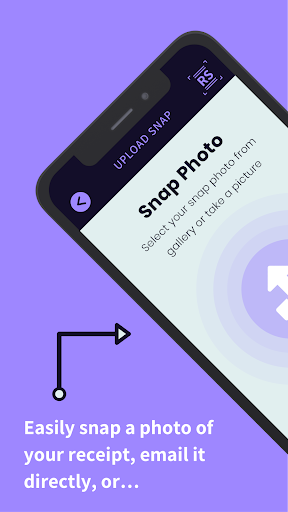 Android application Receipt Snaps screenshort