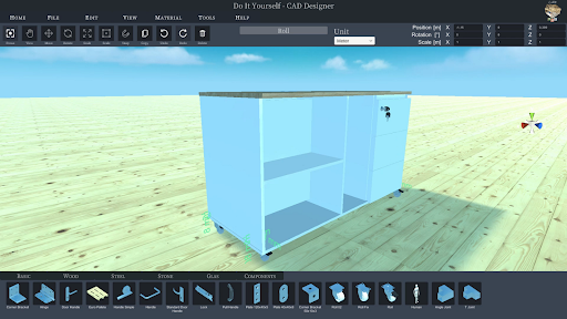 Android application DIY CAD Designer screenshort