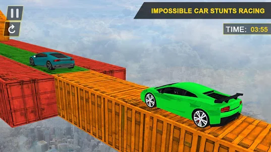 3D Car Tricky Stunts Driver