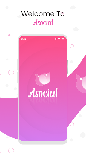 Android application Asocial Chat screenshort