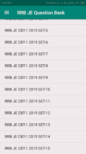 RRB JE 2019 CBT-1 Question Ban Screen 2