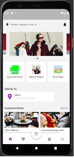 Android application Chirga.com Food, Shopping More screenshort