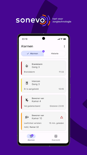 Android application Sonevo screenshort
