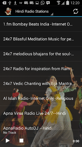 Android application Hindi Radio Stations screenshort