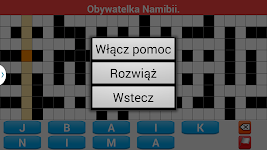 screenshot of Krzyżówki po polsku