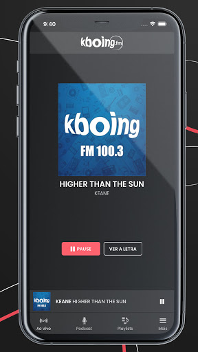 Android application Kboing FM screenshort