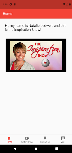 Android application The Inspiration Show screenshort