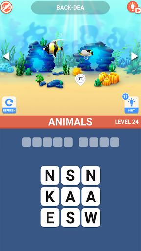 Word Fish  Decorate your aqua