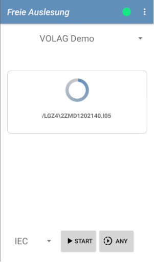 UNIMOD reader Screen 3