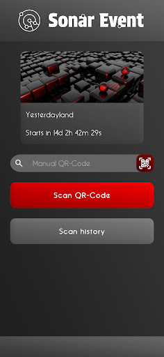 SonarEvents Scanner Screen 2