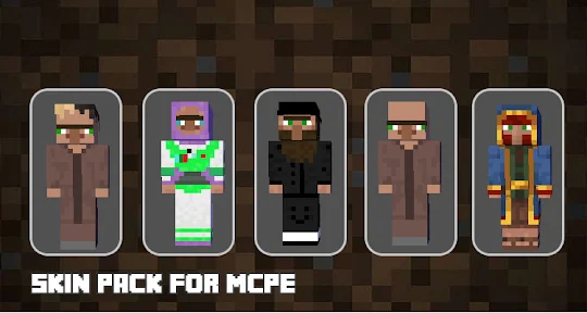 Villagers Skins for MCPE