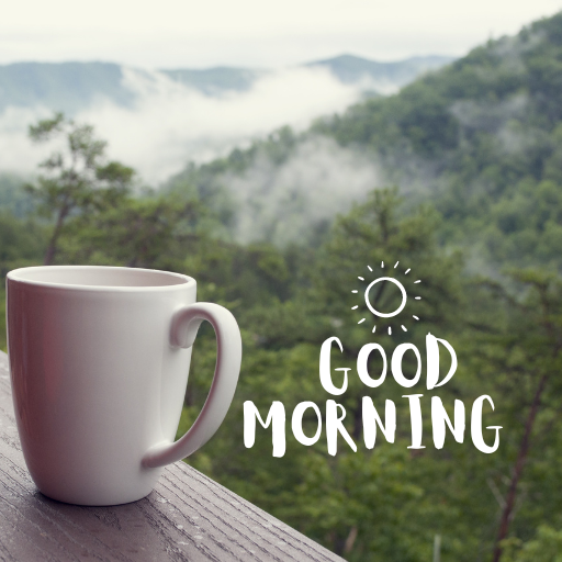 beautiful good morning images logo