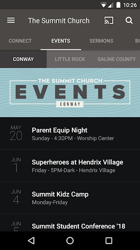 The Summit Church Arkansas Screen 2
