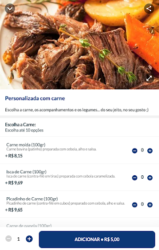 Mamis Refeição Screen 2