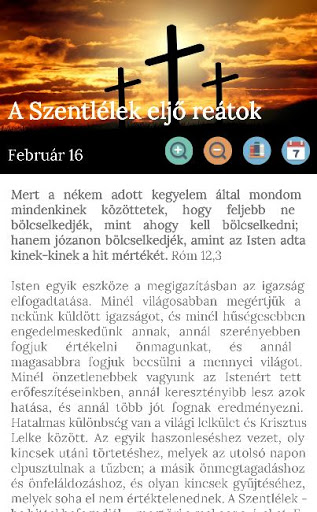 Android application Napi Gondolatok screenshort