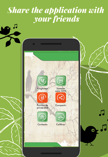 Bird sounds for tones Screen 2