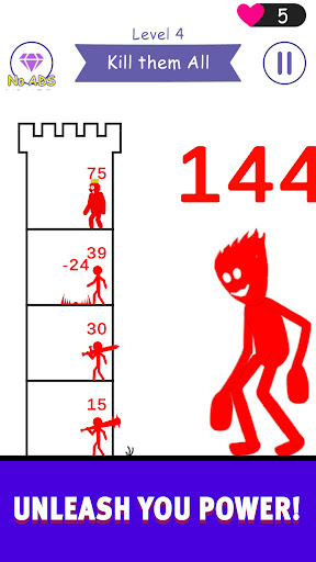 Screenshot of Number Castle