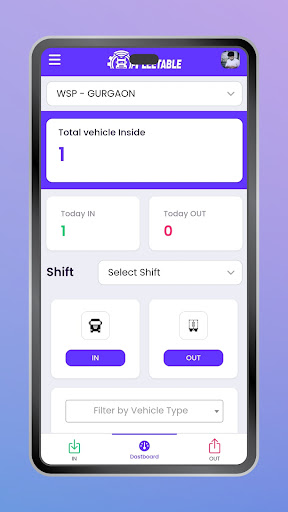 Android application Fleetable screenshort