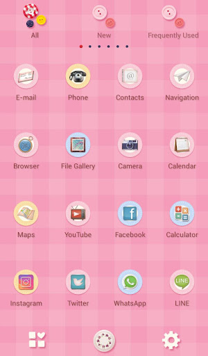 Colorful Buttons Theme Screen 3