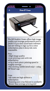 HP DeskJet F2480 Printer Guide